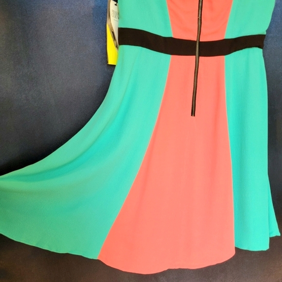 NWT Prabal Gurung for Target Color Block Short Sleeve Knee Length Dress size 10 - Picture 9 of 16